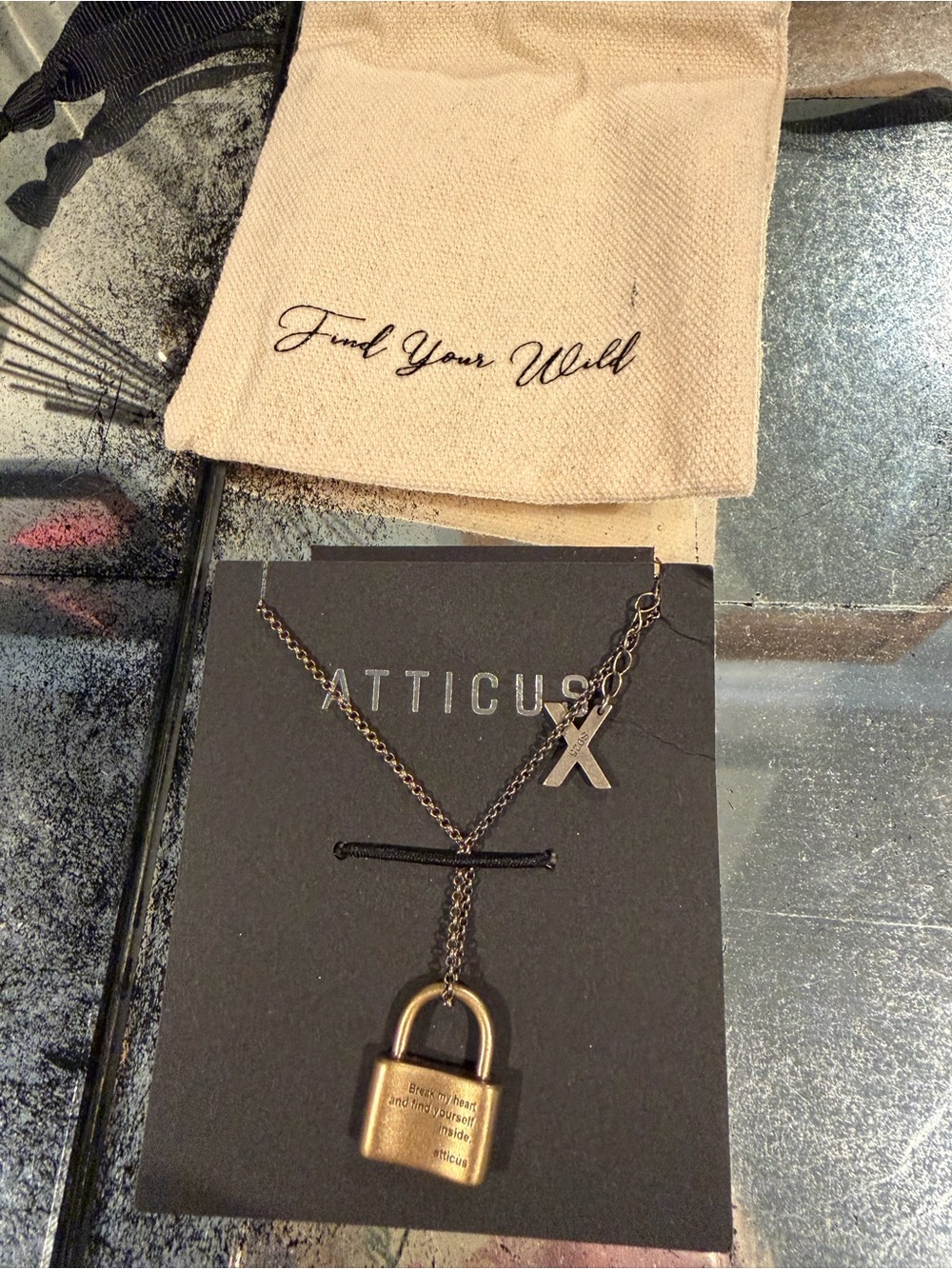New Atticus Gold Padlock Pendant Necklace - Women Accessories